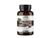 Ashwagandha + Moringa + Maca Negra - WNutry - 120 Capsulas - Cuidado para o dia a dia.