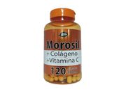 Morosil + Colágeno + Vitamina C Natuervas (120 Cápsulas): Firmeza da Pele e Antienvelhecimento.
